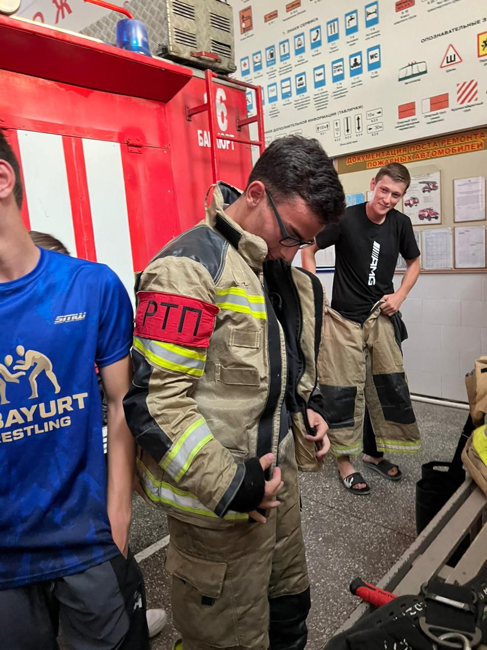 Экскурсия в Пожарную часть села Бабаюрта по проекту Билет в будущее&amp;quot;.